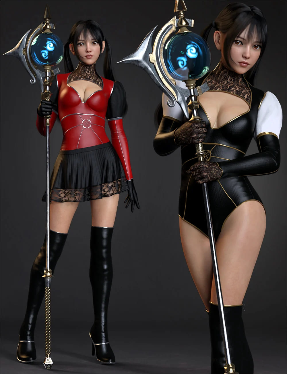 dForce Miki的女巫装备为创世纪8女性