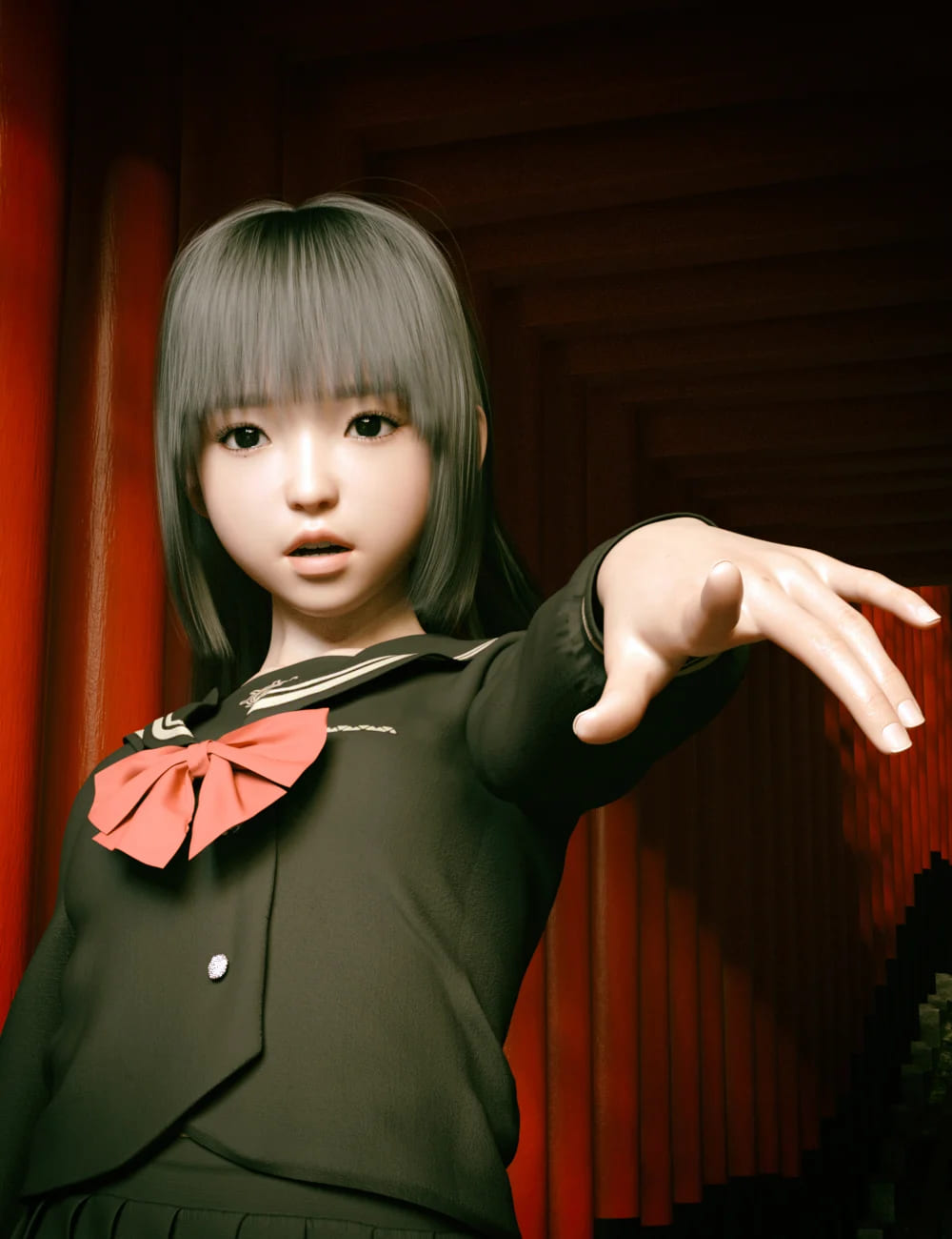 Yui重制创世8.1女性角色和头发