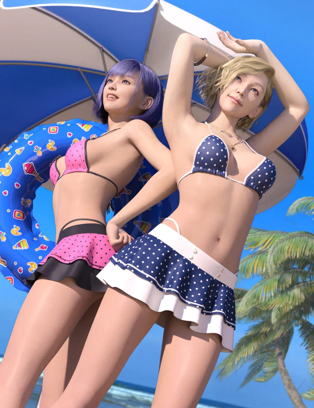 SVM的三角比基尼和dForce游泳裙的创世纪8和8.1女性