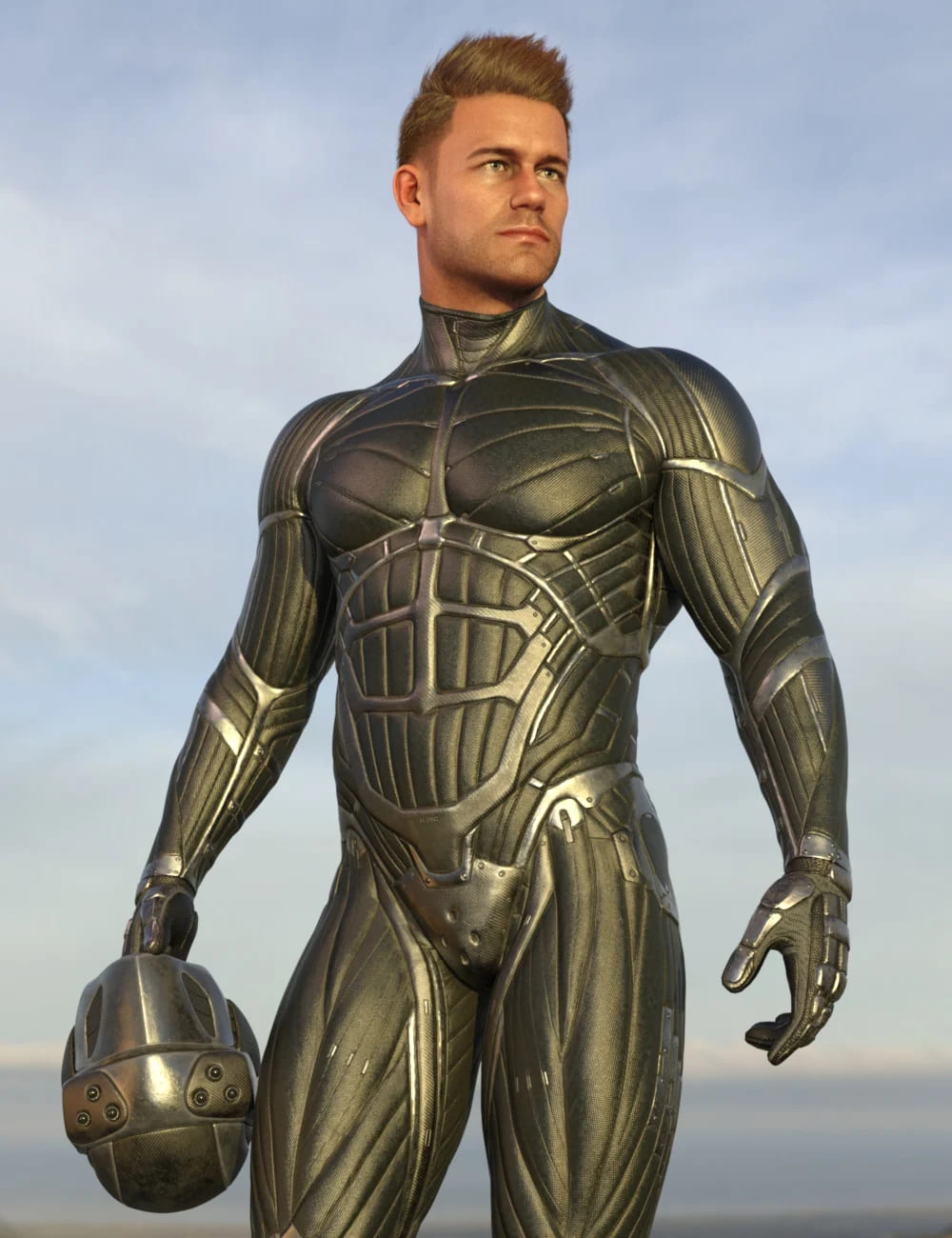 Vitruvian Exosuit for Genesis 8 Male