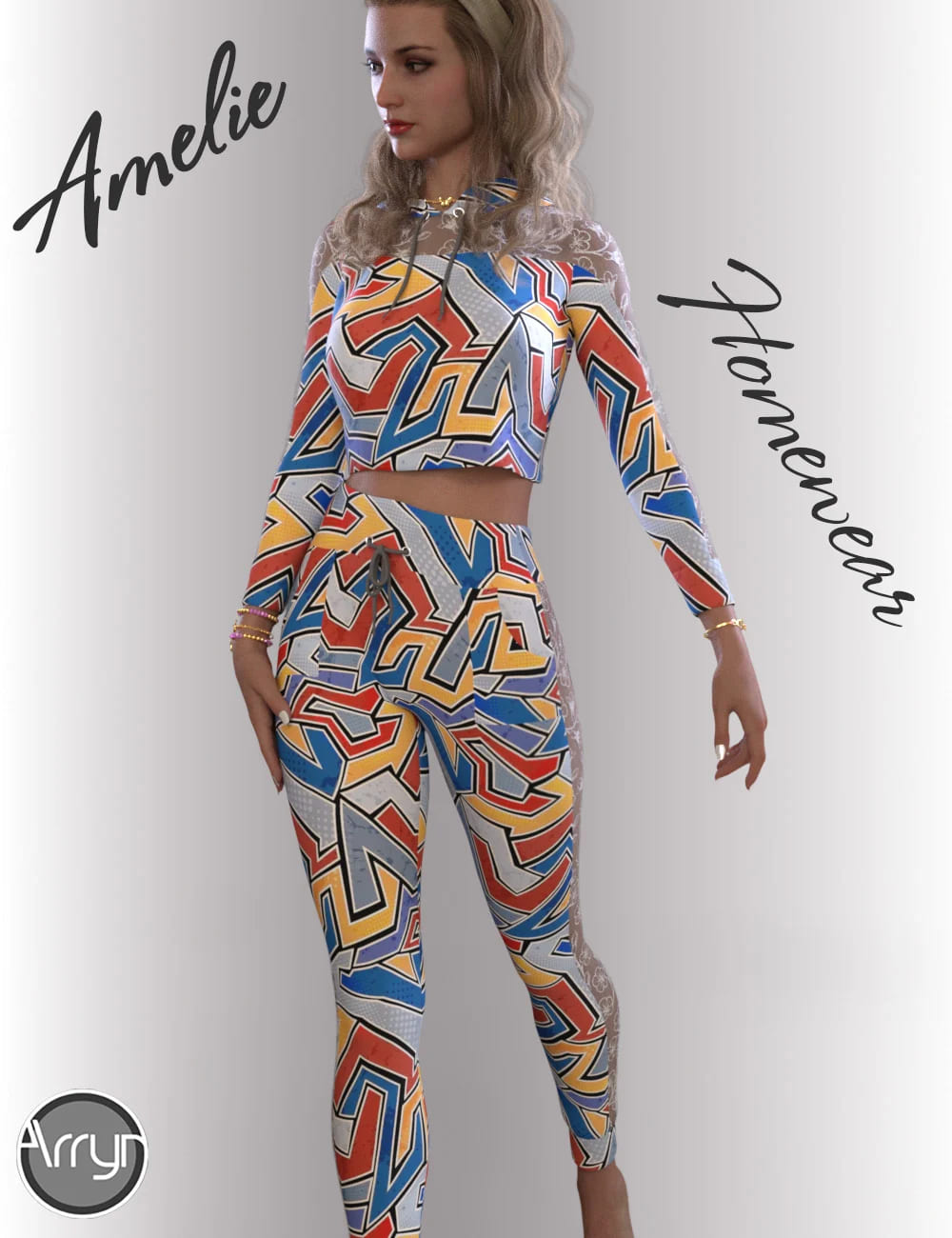 dForce Amelie Homewear for Genesis 8.1 ladies
