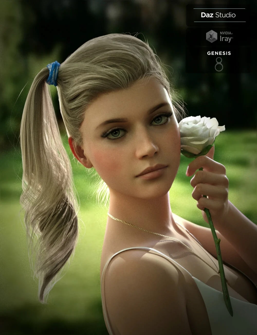 Kelya Side Ptail Set for Genesis 8 Female(s)