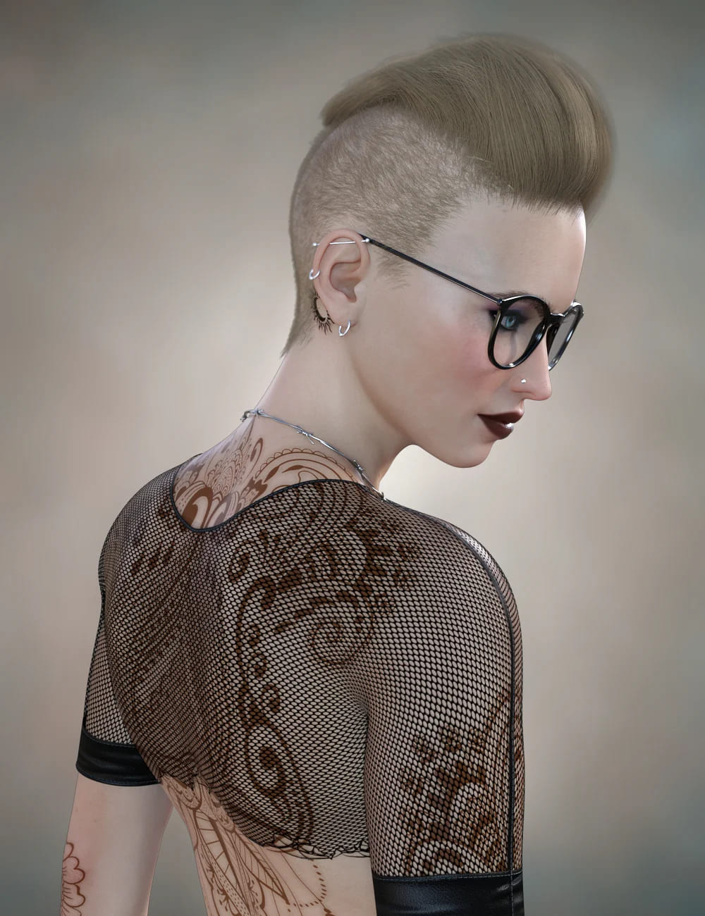 Makenna Hair for Genesis 8 female