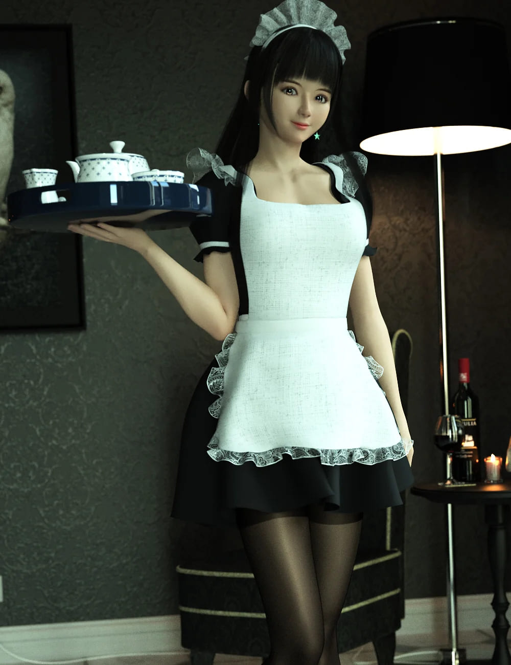 Mio的角色和Mio的头发为创世纪8和8.1女性