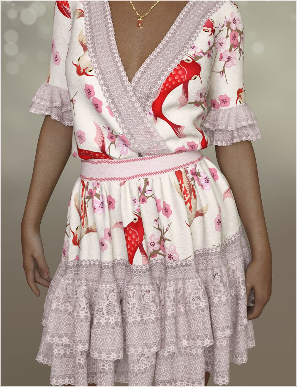 浪漫的dForce迈亚服装