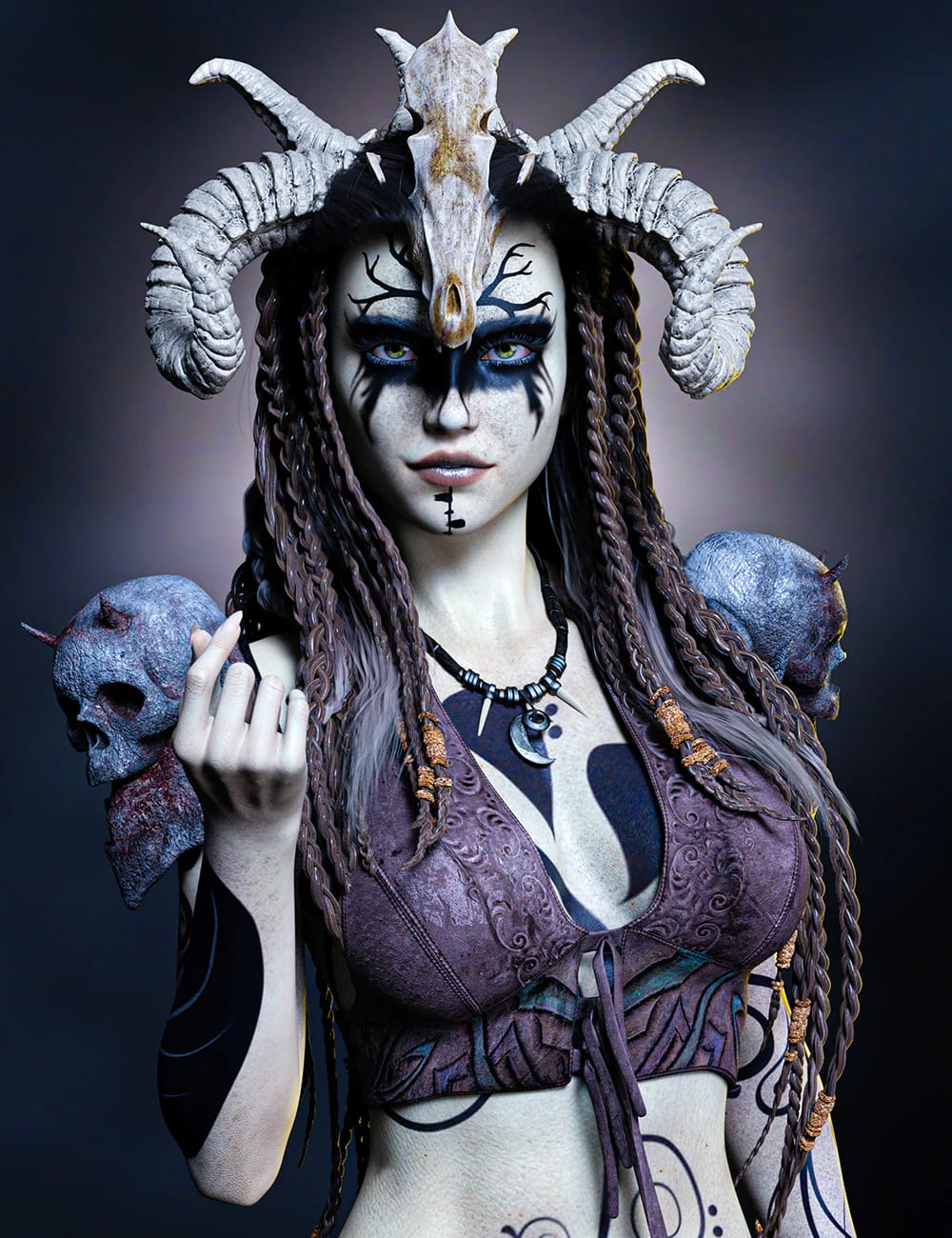 Ash Nuin For Genesis 8.1 Female
