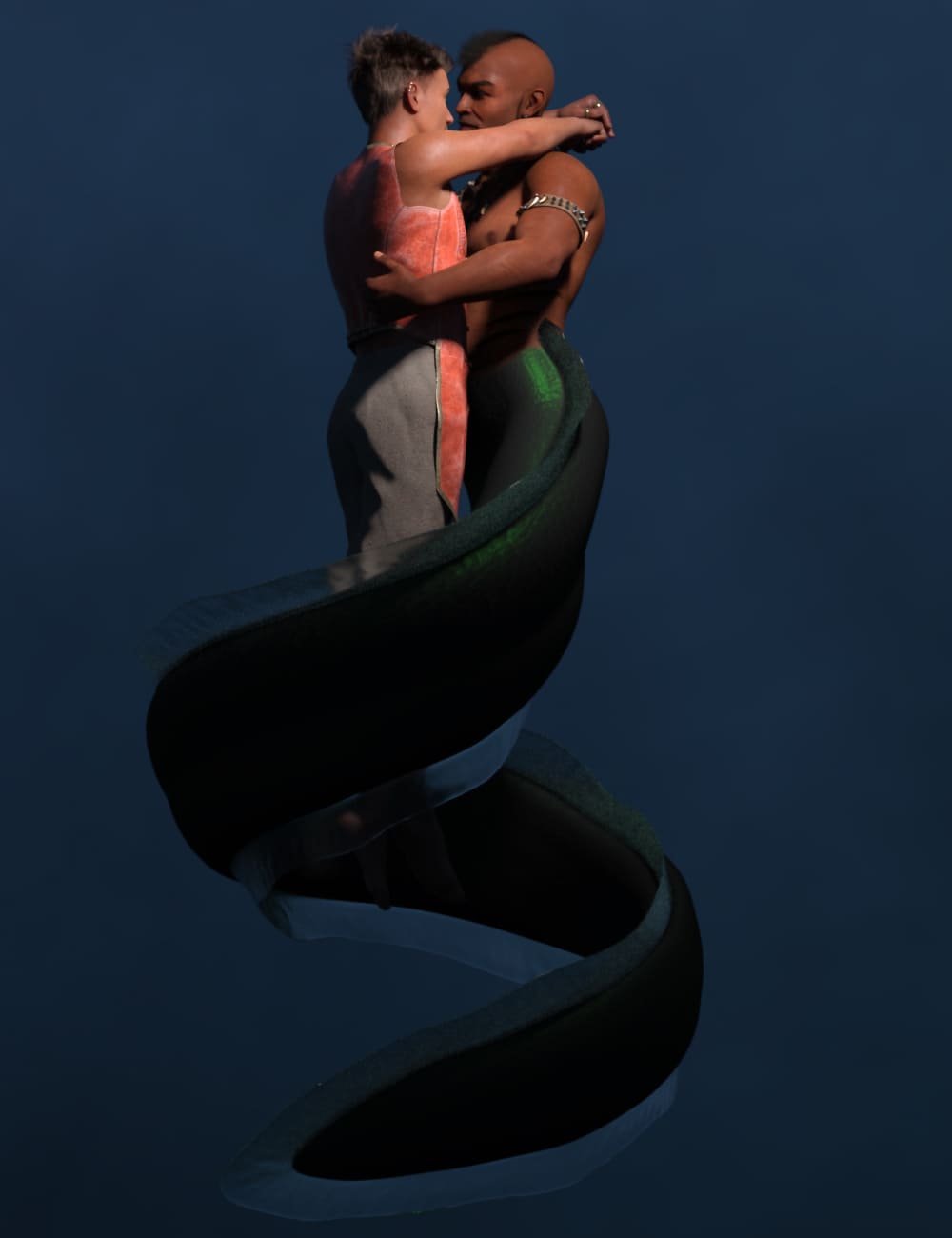 《Zale 8.1》和《Genesis 8.1》男性版的不同层次姿势