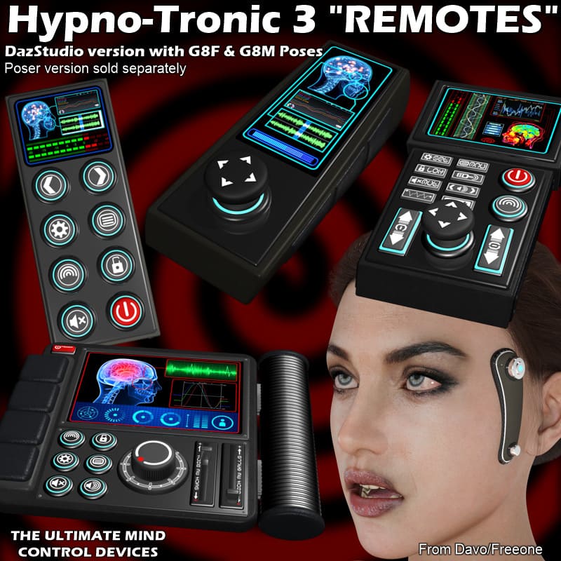 Hypno-Tronic 3″- DazStudio的遥控器