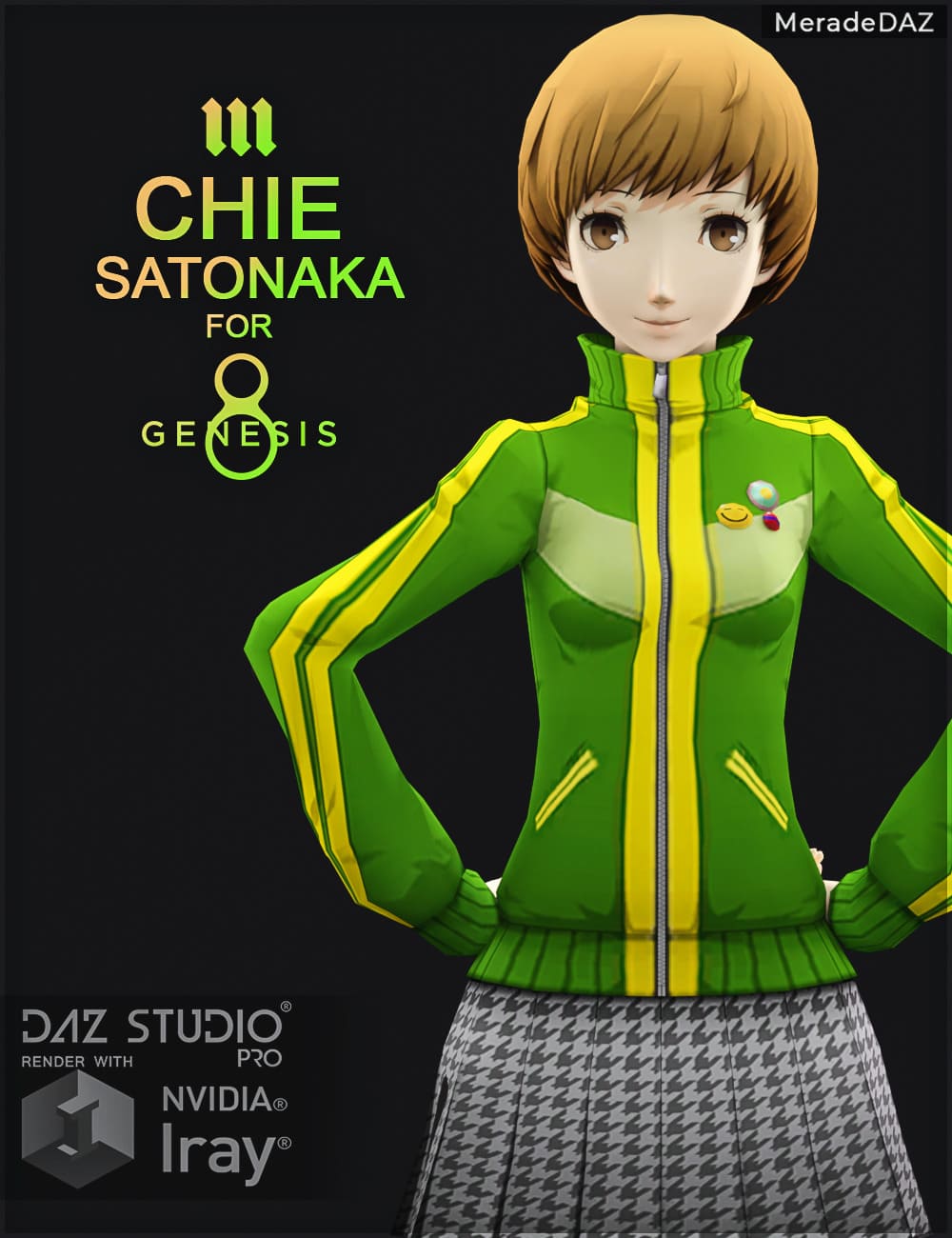 Chie Satonaka出演《创世纪》8和8.1 Female