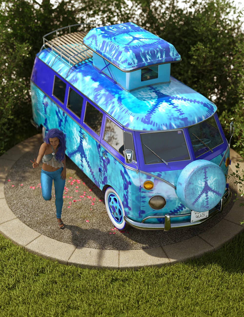复古的露营车