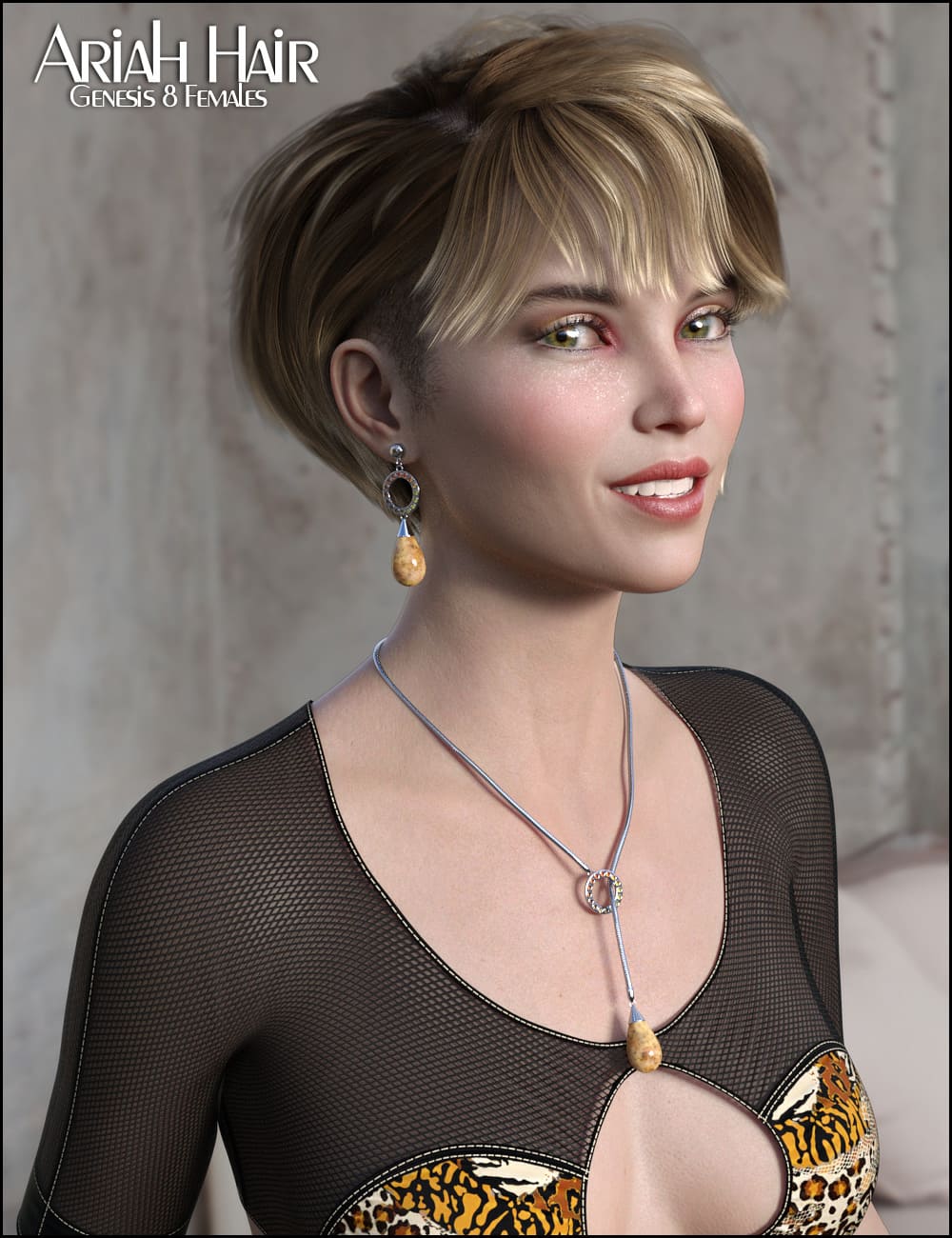 Ariah Hair for Genesis 8 female