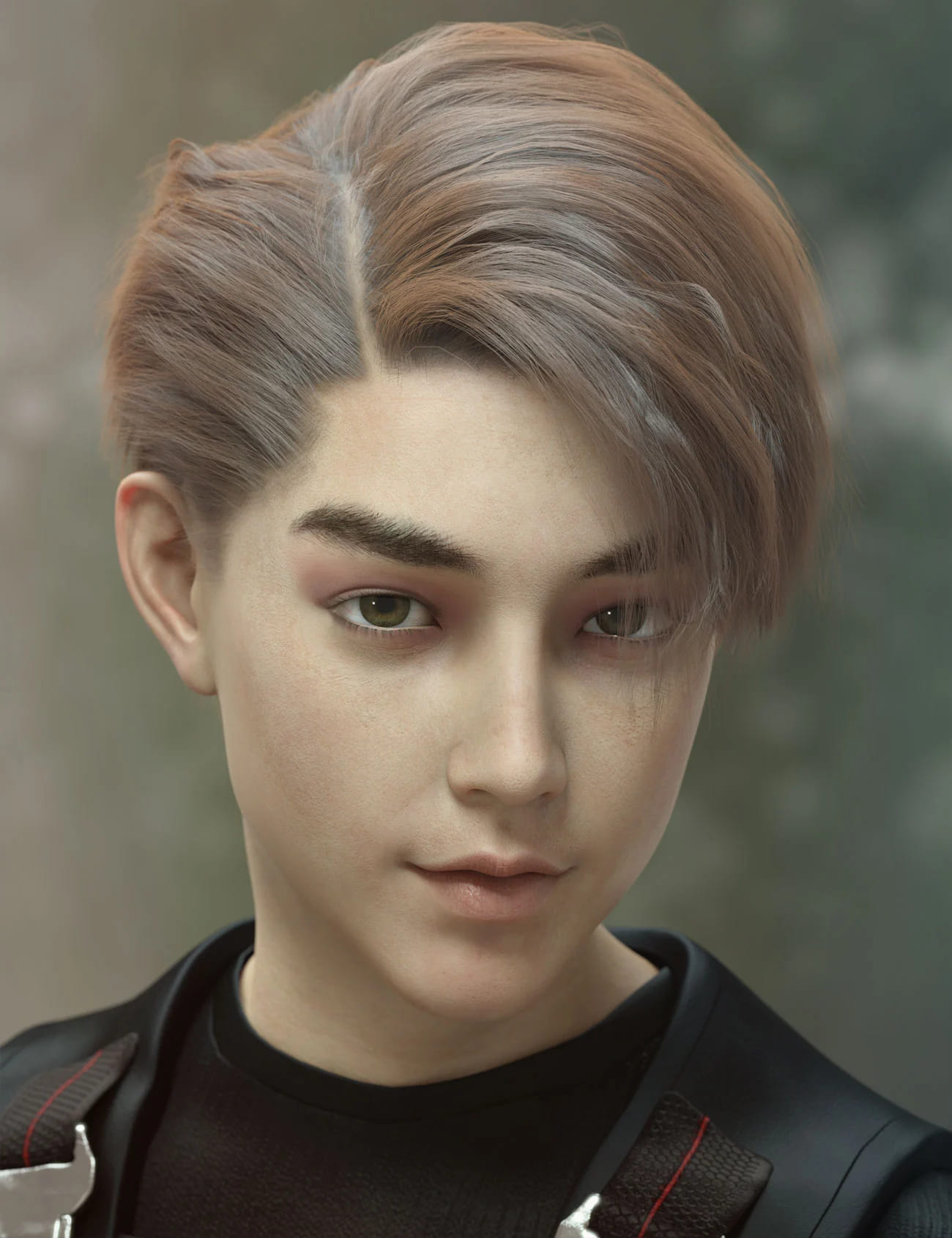 dForce Yunbae Hair for Genesis 8和8.1