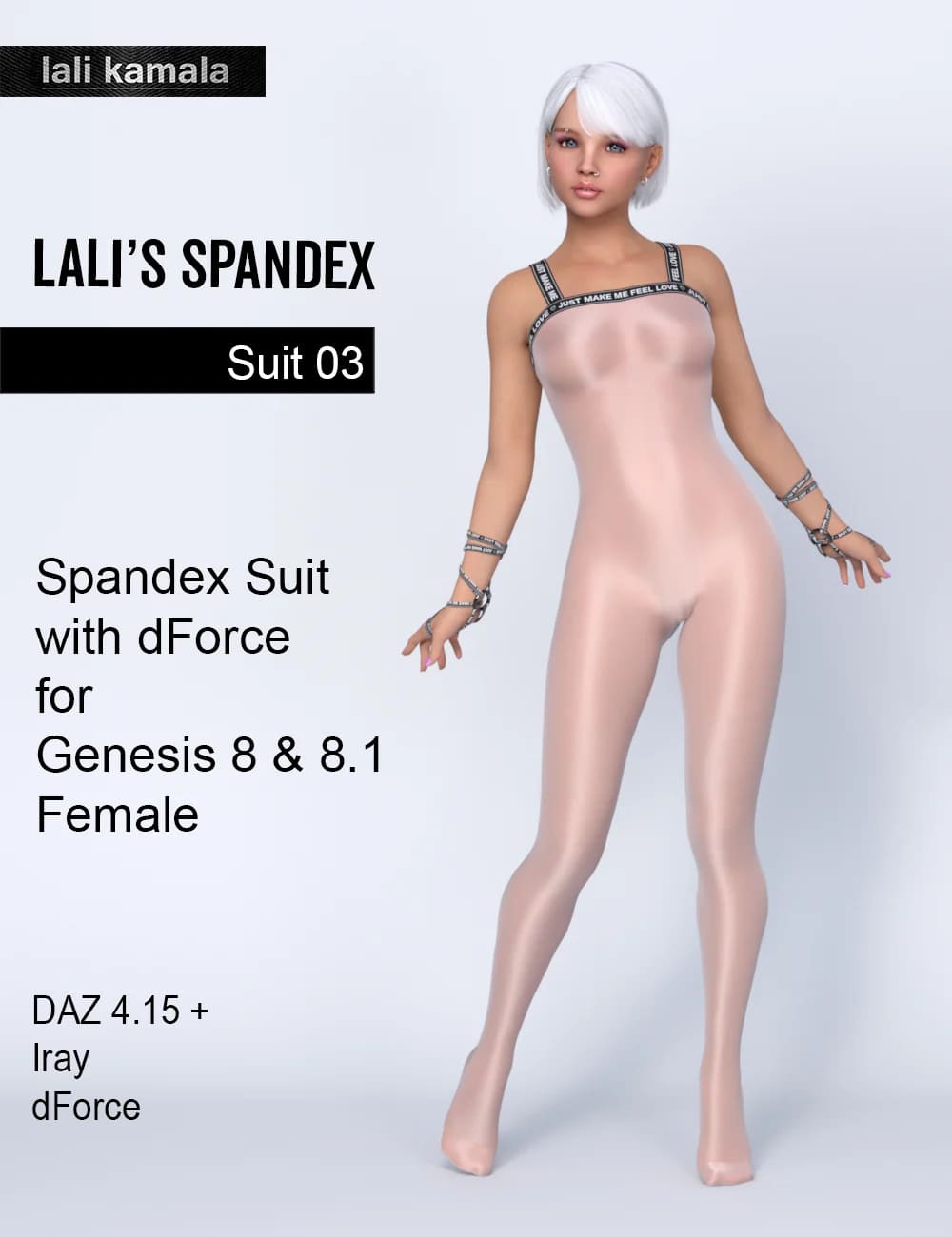 Lali 's Genesis 8.1的03氨纶套装;8与dForce