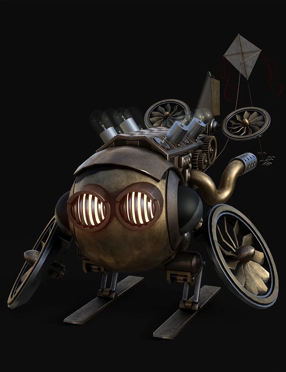 O-Bot蒸汽朋克的机器人