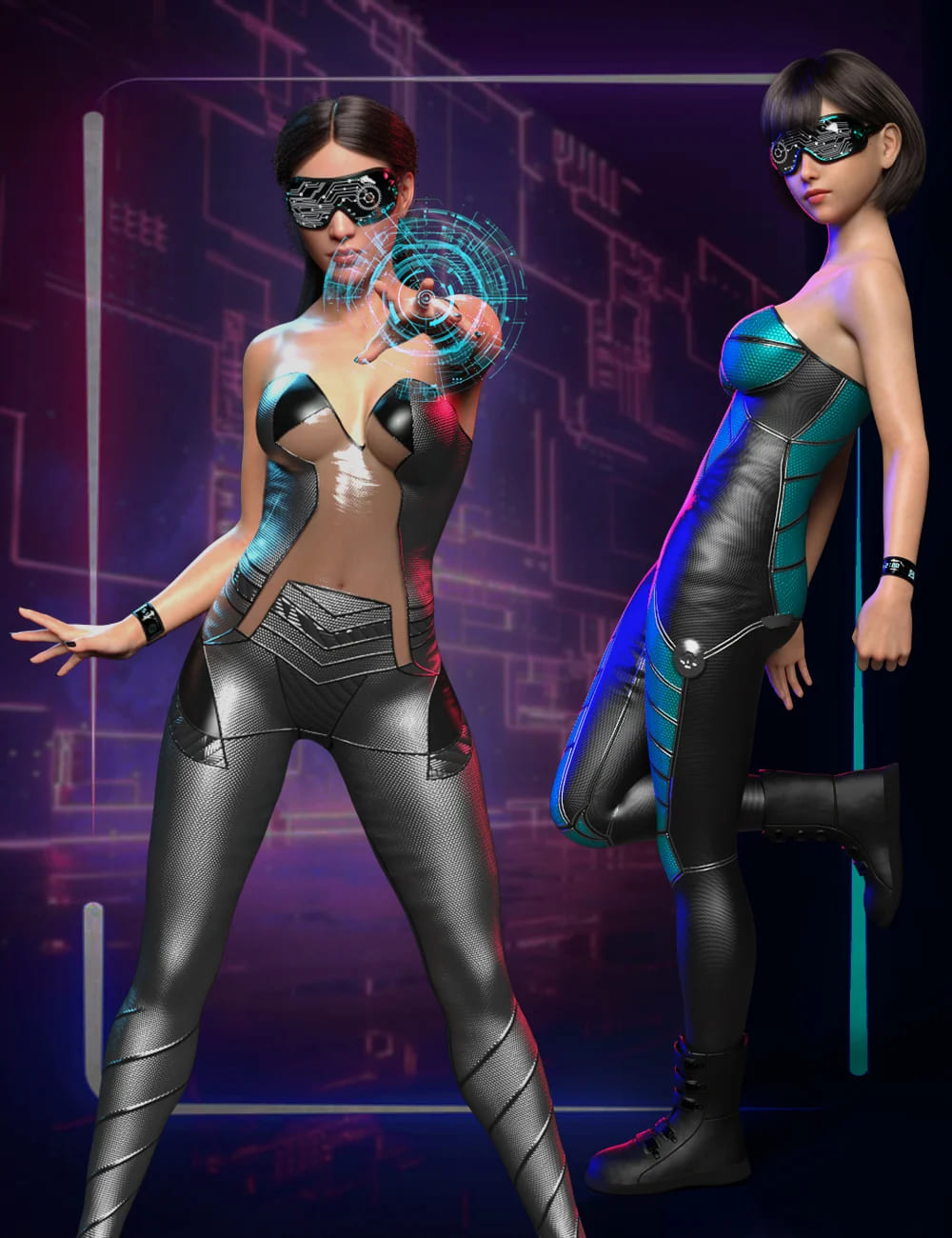 为《创世纪》8和8.1的女性设计的Meta Suit