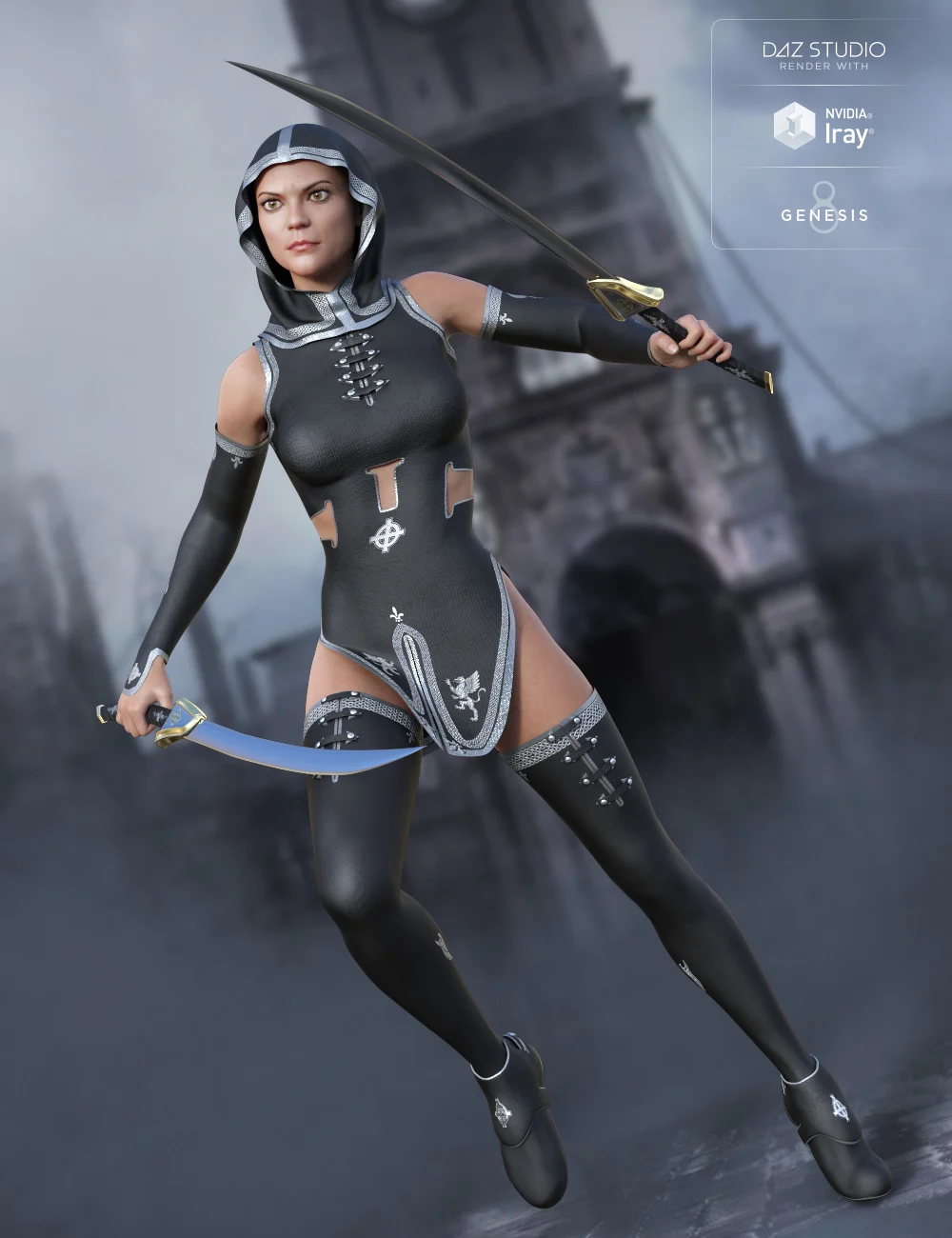 《创世纪》8女圣堂武士猎手套装