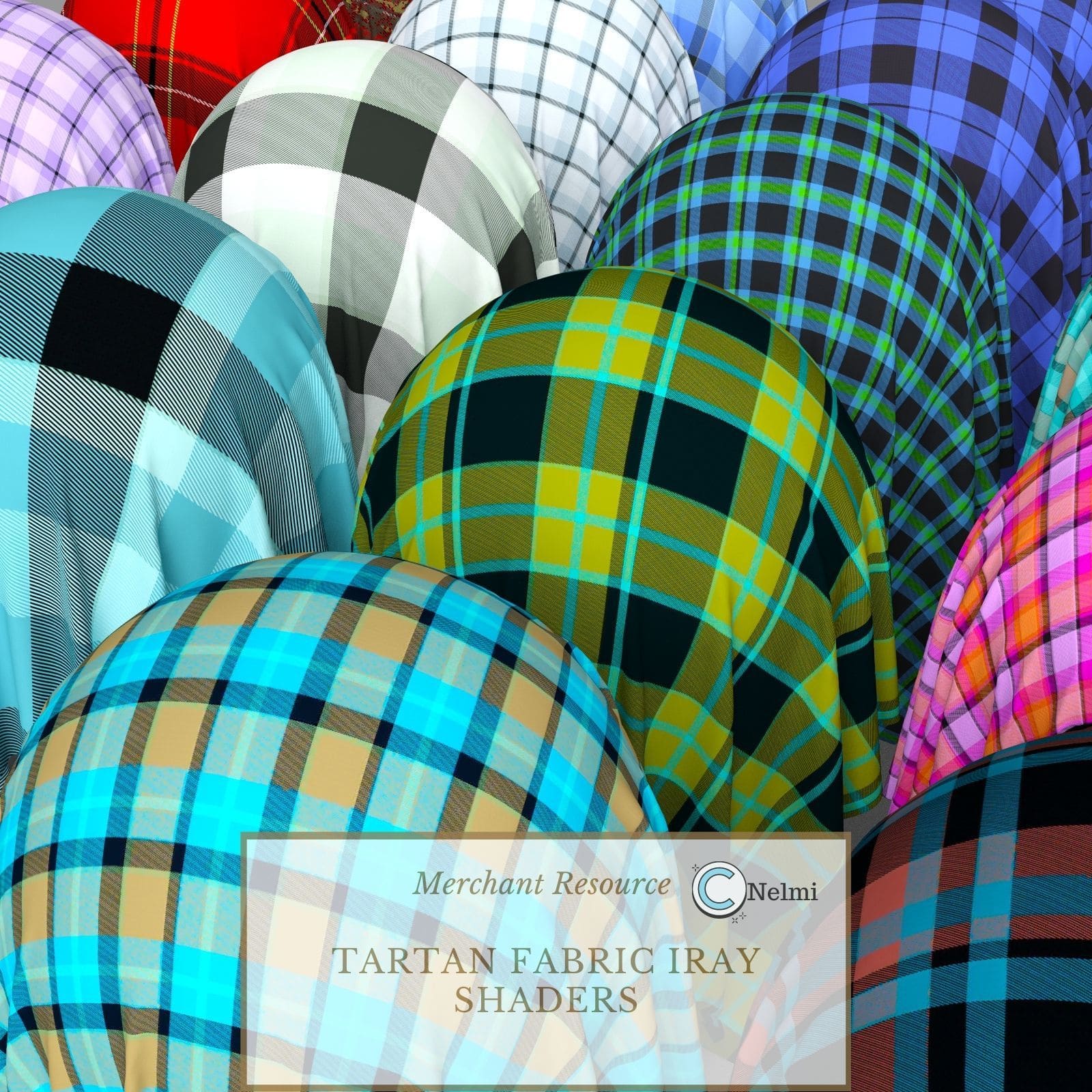 30格子布PBR Iray Shaders for Daz Studio
