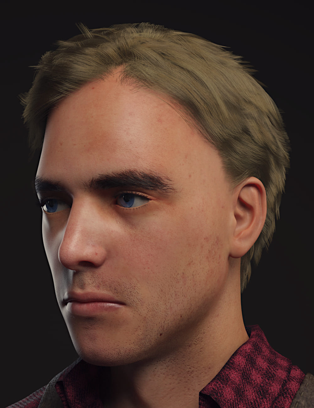 dForce Dion hair for Genesis 8 & 3 Male(s)