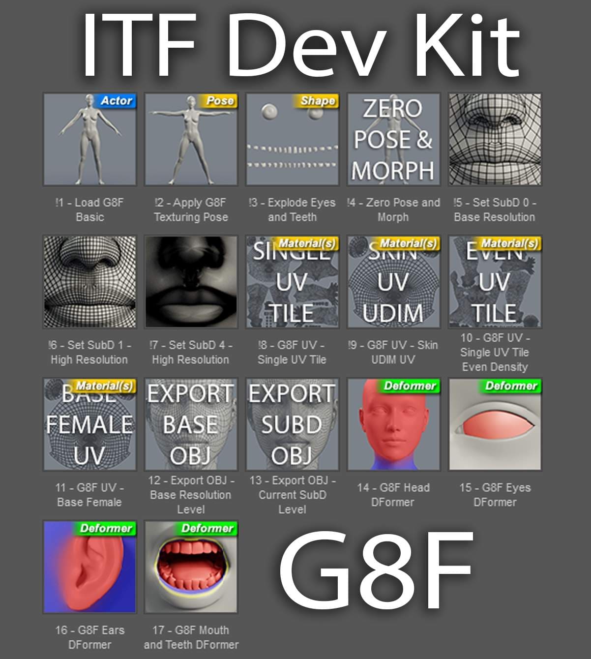 ITF开发工具包创世纪8女性