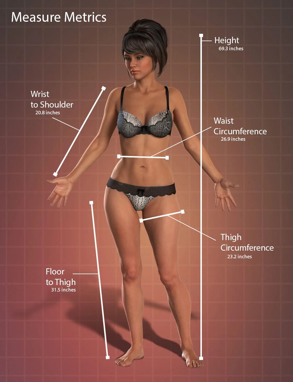DAZ Studio的度量指标(更新DAZ Studio 4.20)