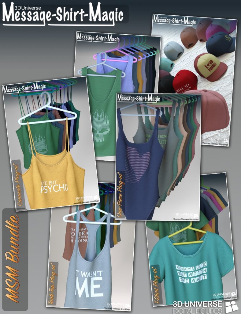 创世纪8女版的Message-Shirt-Magic Bundle