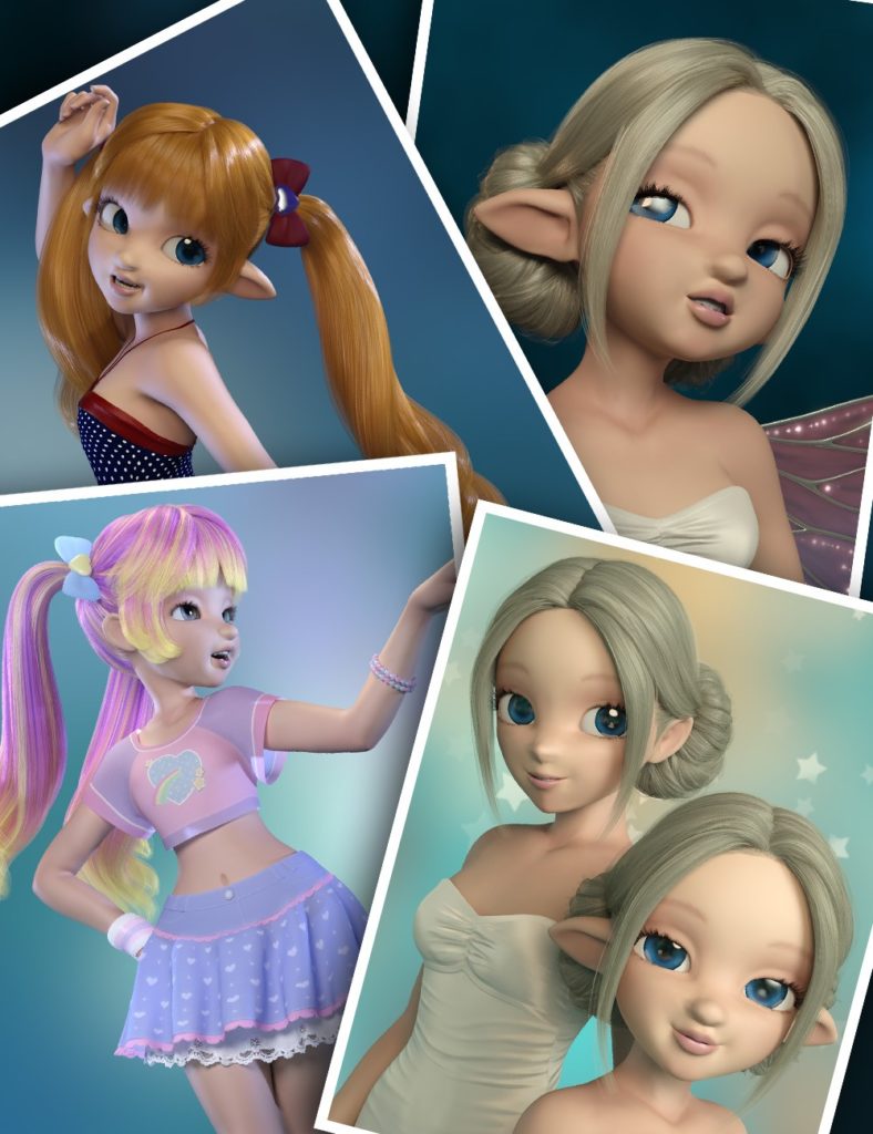 Posey and Petunia Bundle for Genesis 8 Female(s)