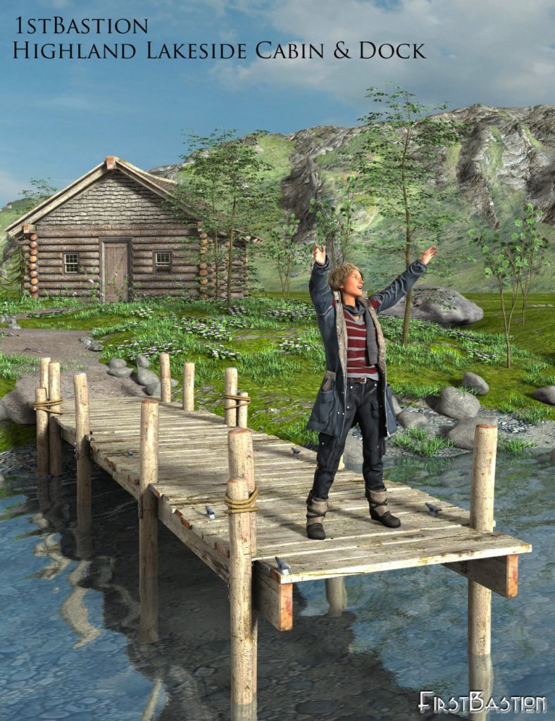 第一站堡垒高地湖边小屋和码头