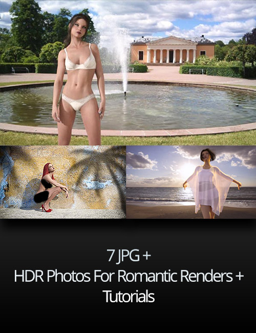 7张JPG + HDR的浪漫渲染照片+教程