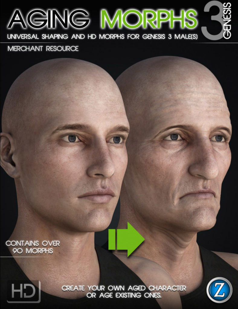 Aging Morphs 3 Genesis 3商人资源