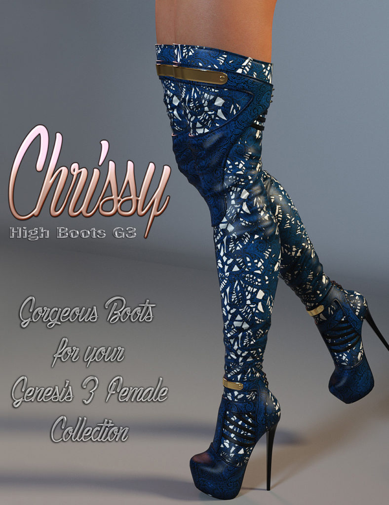 为创世纪3的女性Chrissy高统靴