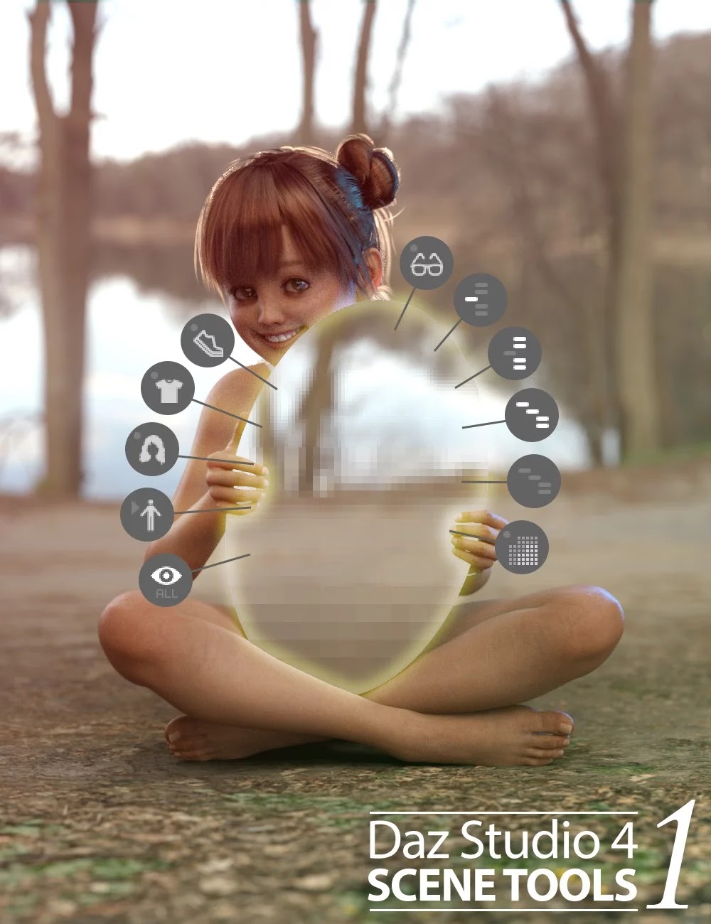 Daz Studio 4场景工具集