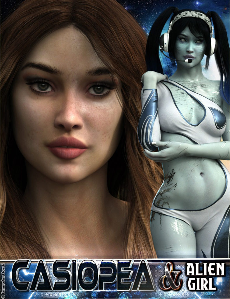 EJ Casiopea和外星女孩为创世纪3的女性