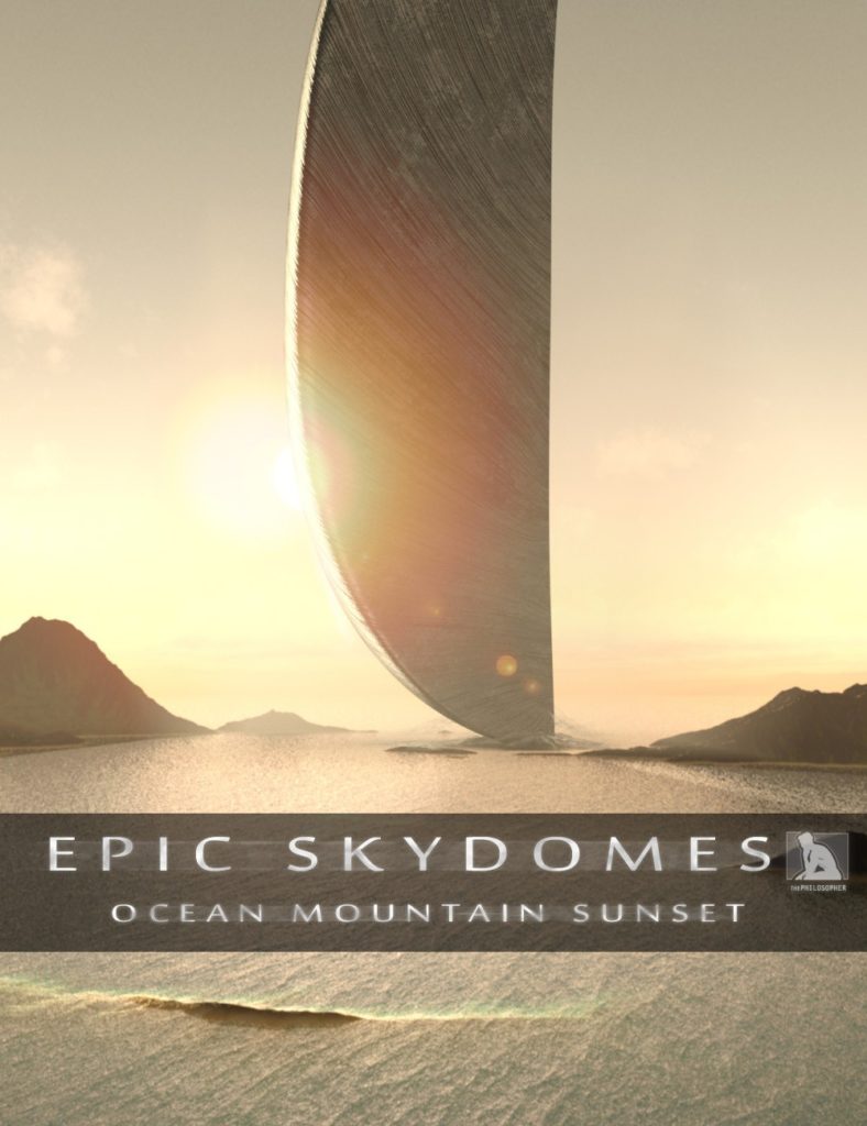 史诗Skydomes - Ocean Mountain Sunset HDRI
