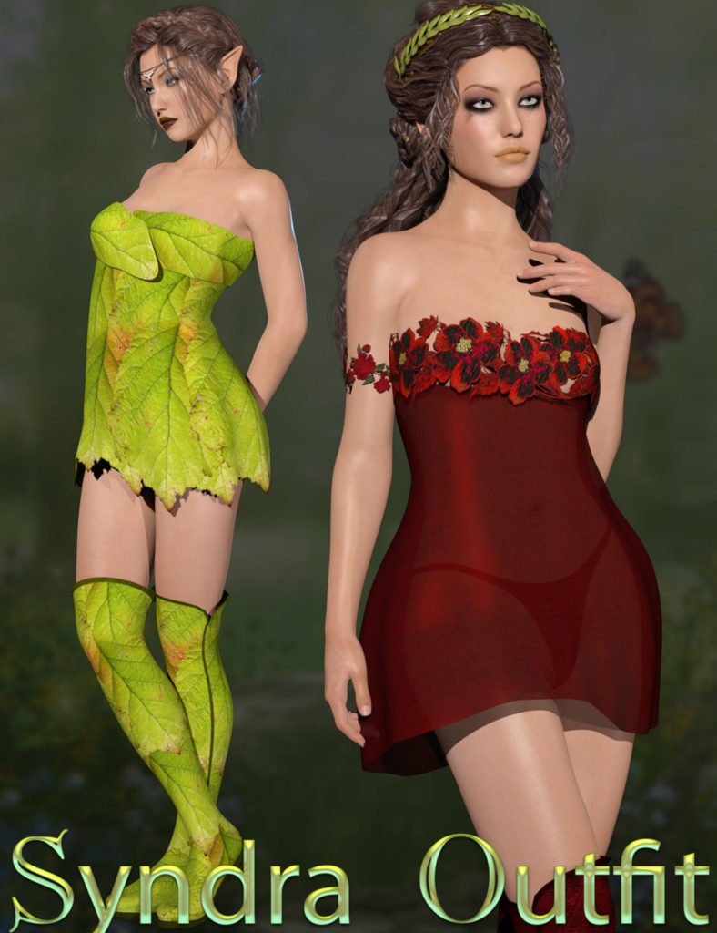 幻想女孩Syndra的角色和服装捆绑G8F