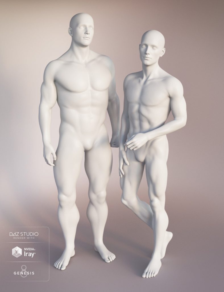 男性身体的变形