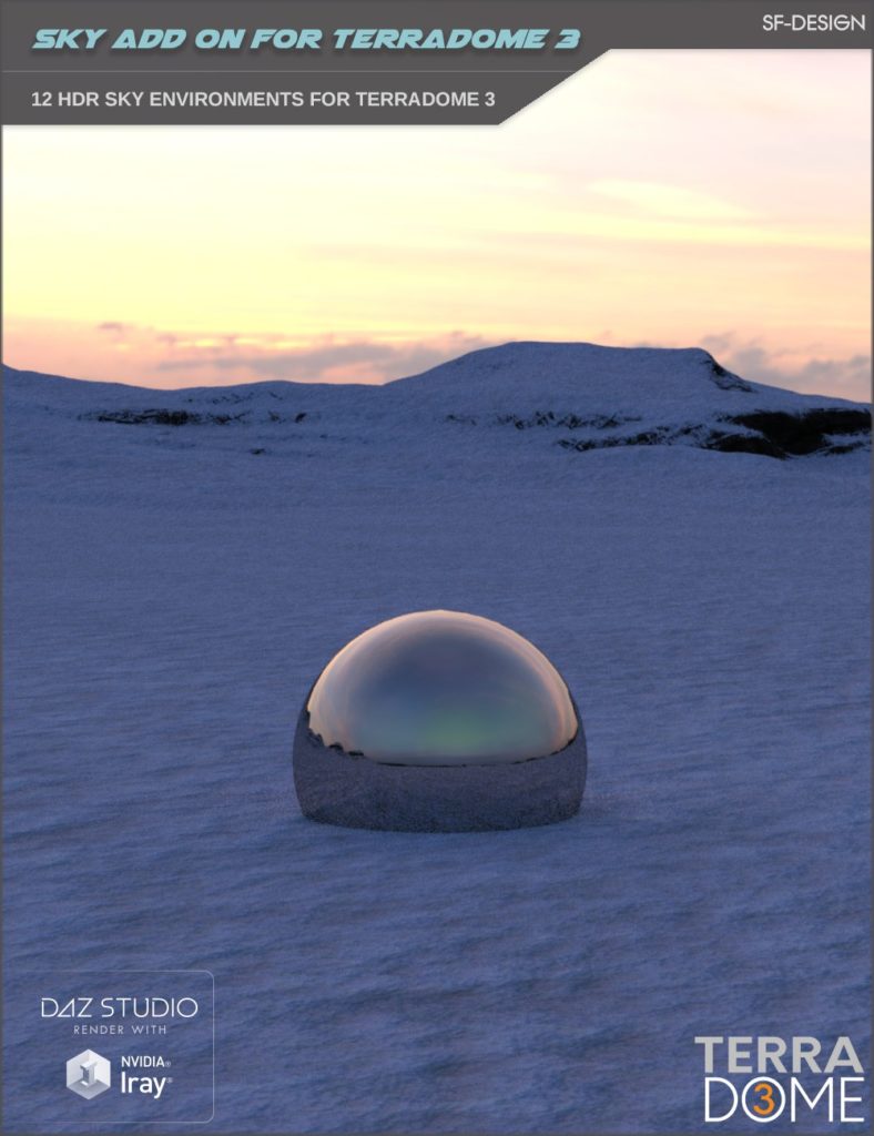 HDR Iray Sky为TerraDome 3添加