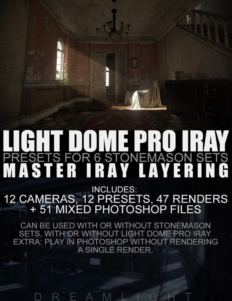 Light Dome PRO Iray -渲染预设- Master Iray图层