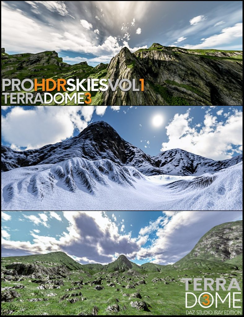 TerraDome 3的PRO-HDR-SKIES Vol_1