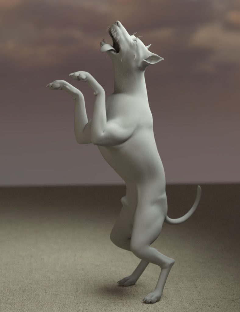 Daz Dog 8的搞笑姿势