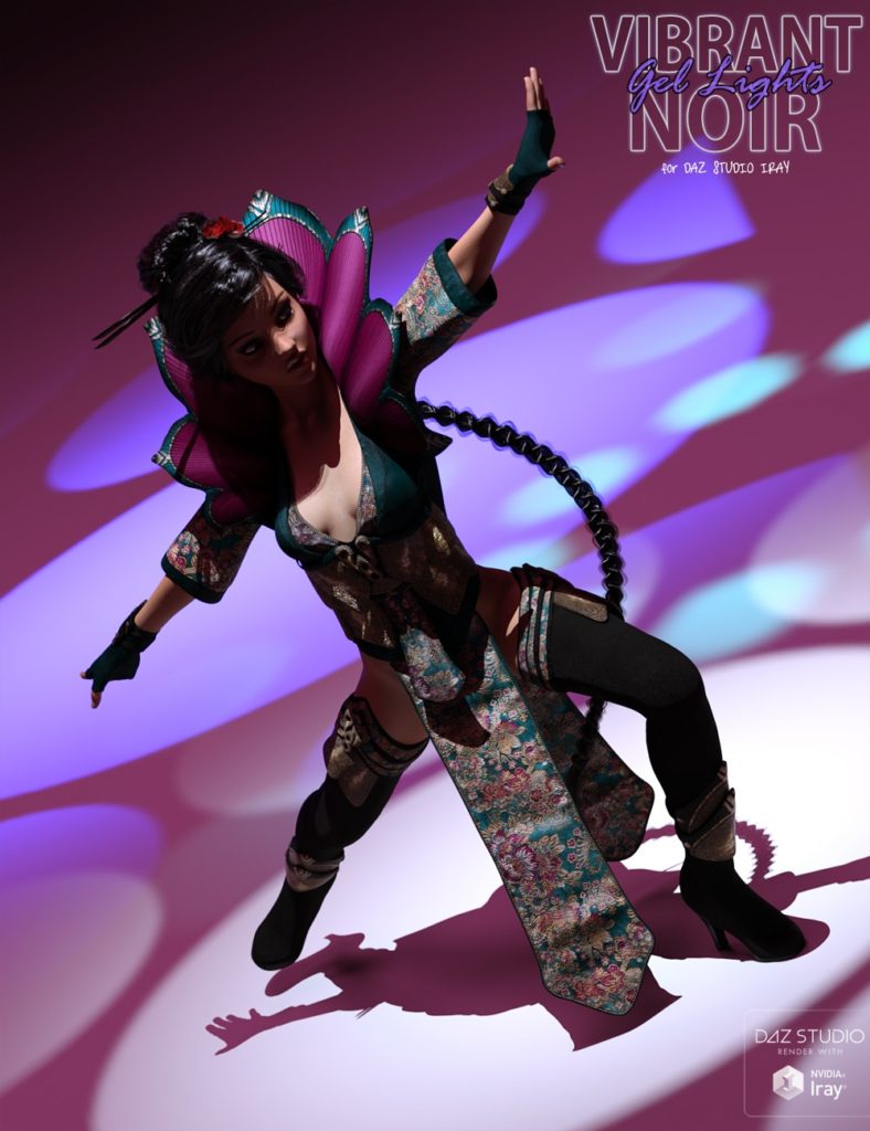 充满活力的黑色凝胶灯和Daz Studio Iray的迷你教程