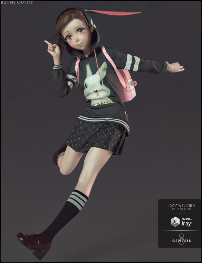 樱花8号的dForce兔女郎套装