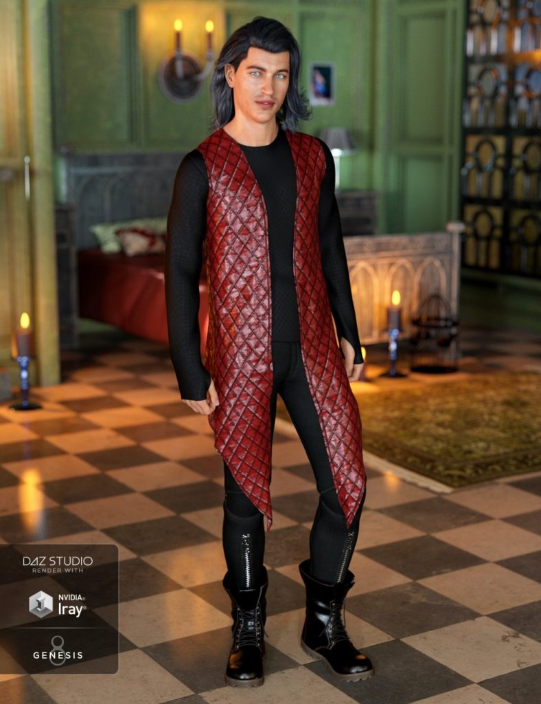 dForce Grunge Outfit for Genesis 8男(s)