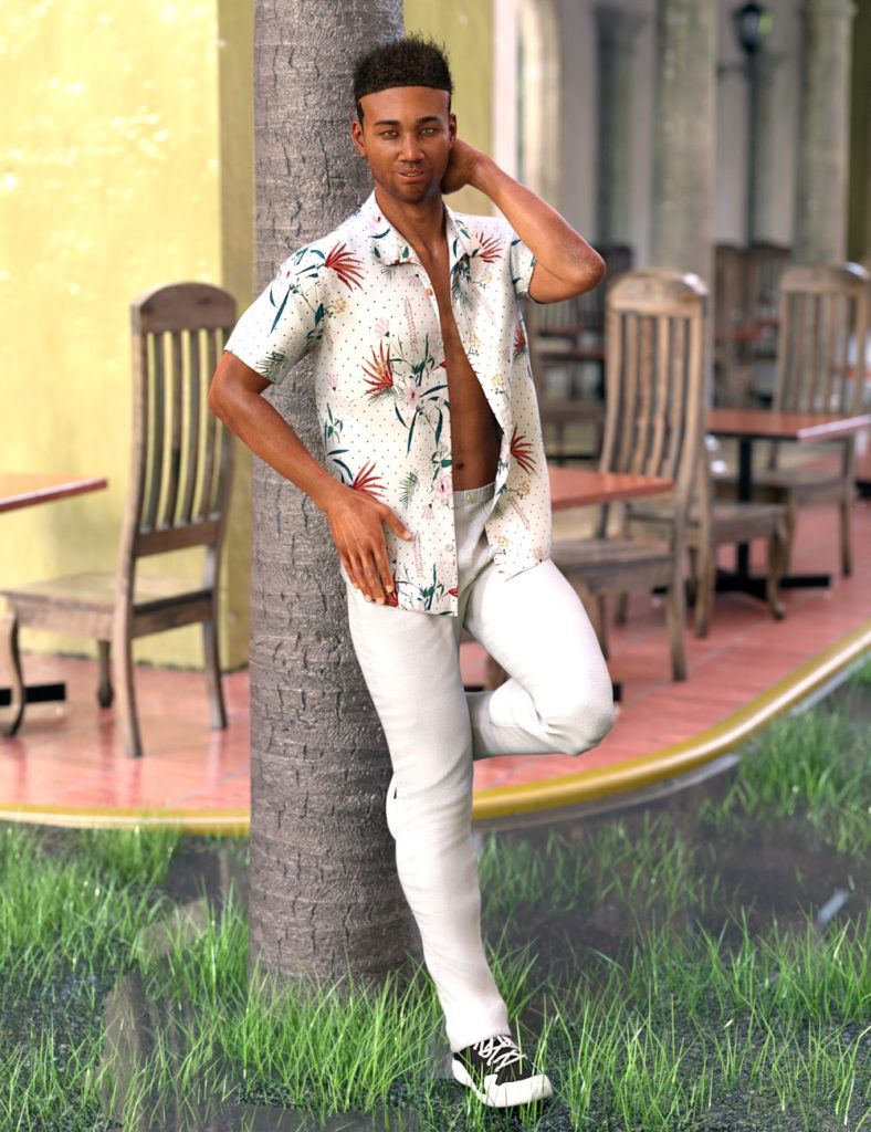 dForce Party Oahu Outfit for创世纪8男(s)