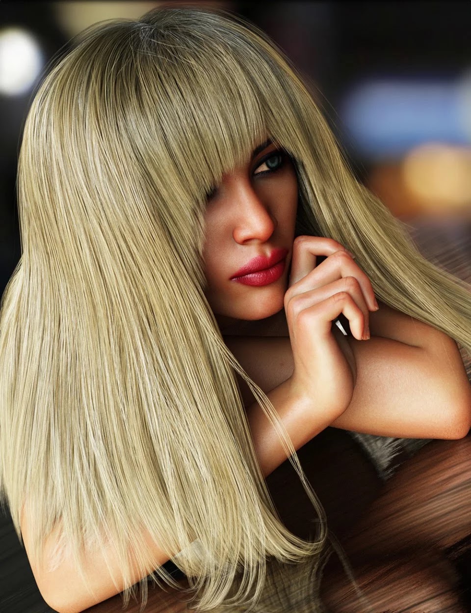 Bang Bob Hair with dForce for Genesis 8 Female(s)