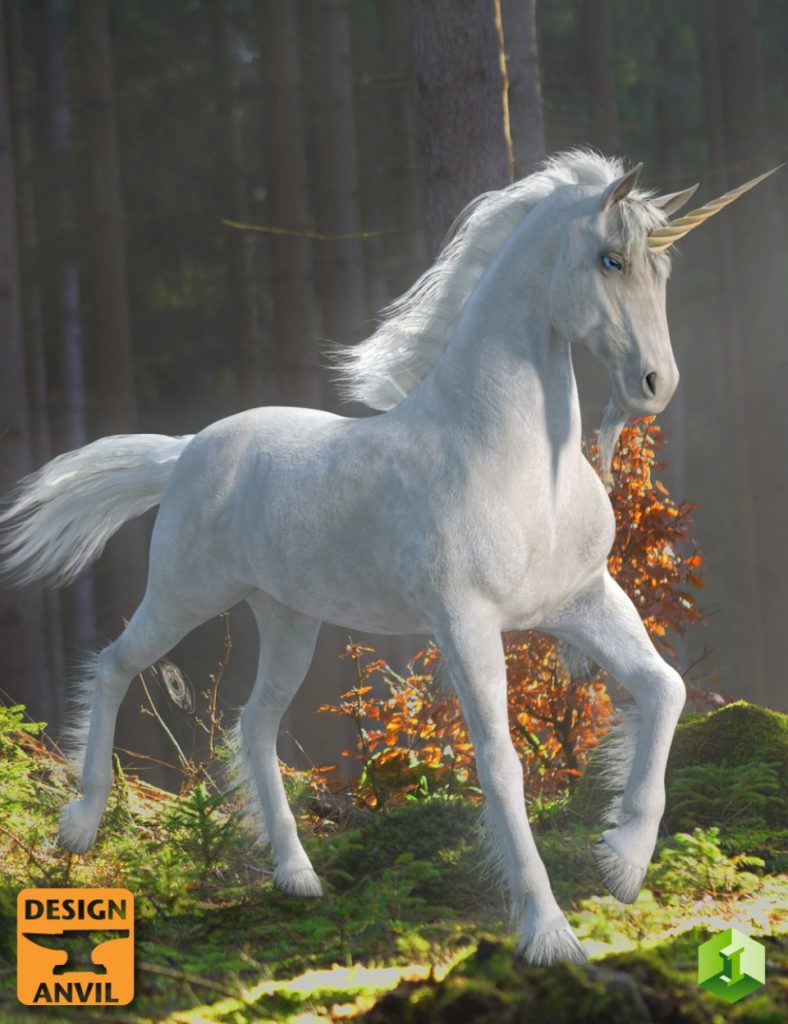 Daz Horse 2的独角兽