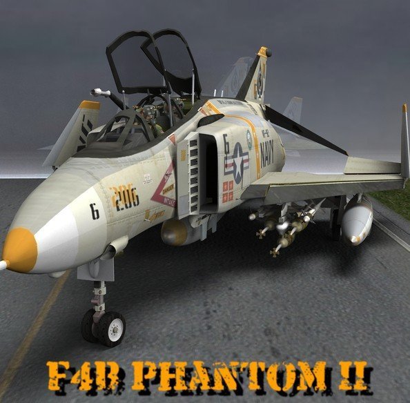 F-4B幻影II Daz工作室和装腔作态