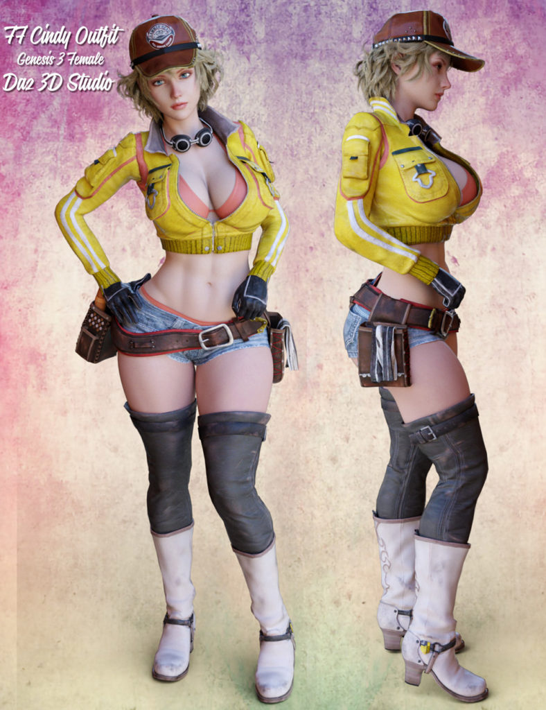 FF Cindy为G3F设计的服装