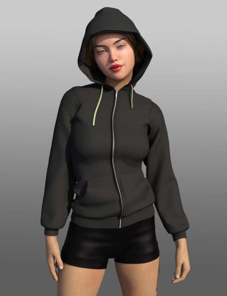 FG Mega Hoodie for Genesis 8 Female(s)