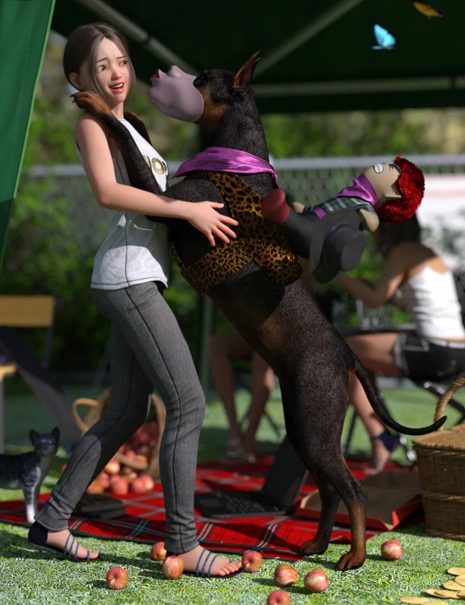 Daz Dog 8的有趣衣服