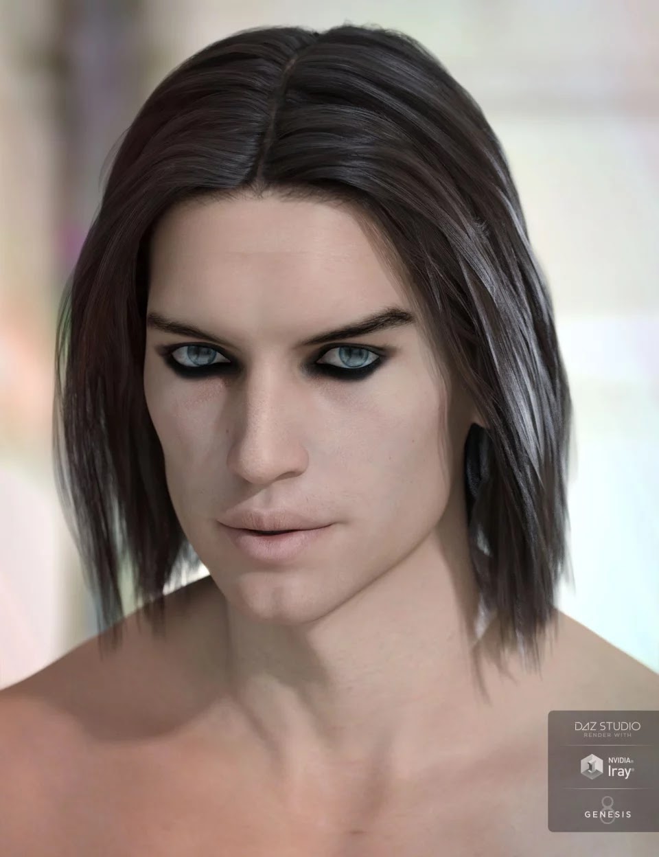 Kieron Hair for Genesis 3 &8男(年代)
